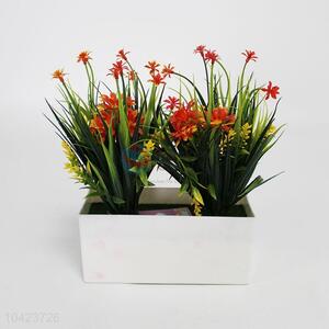Newest design low price artificial flower bonsai