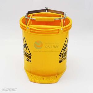 New arrival plastic yellow <em>mop</em> bucket,25*30cm