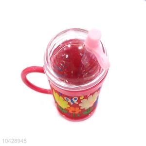 Nice Flower Pattern Plastic Water Cup/Mug for Sale