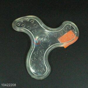 Durable transparent pet toy tpr material boomerang