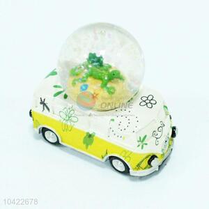 New Design Crystal Ball Car Craft Resin Decoration