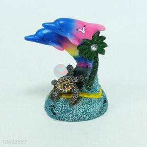 Dolphin Turtle Coco Tree Design Resin Craft