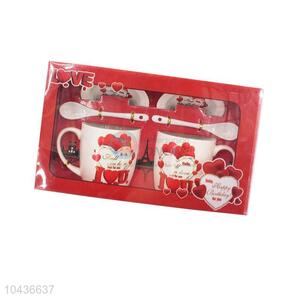 Wedding Gift Couple Ceramic Water Cup Set