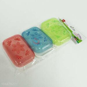 High Quality 3pc Plastic Soap Box