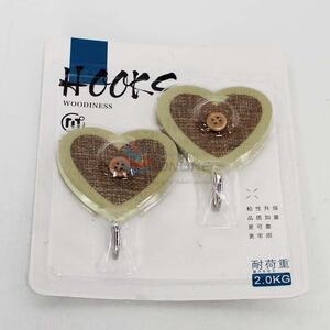 Best Selling 2pc Sticky Hook in Heart Shape