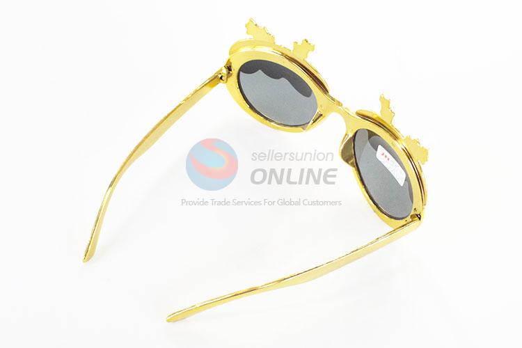 Fashion golden color party eye glasses