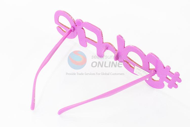Funny letters plastic party eyeglasses