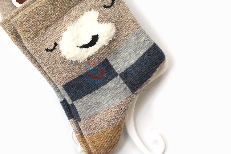 New design printed children cotton socks