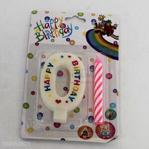 Hot sale happy birthday number candle,7cm