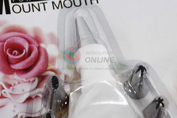 Hot Sale Cake Decorating Mouth with Piping Bag for Sale