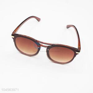 Retro small vintage coffee sunglasses