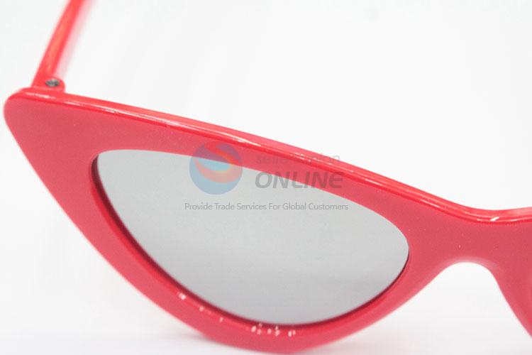 Outdoor sports cycling polarized red cat eye sunglasses
