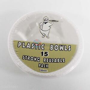 China Hot Sale 15pc Disposable Plastic Bowl