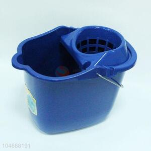 Good quality plastic blue <em>mop</em> bucket,39*27*29cm
