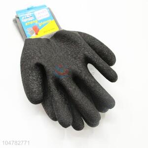 Wholesale Cheap Price Black Color Work Gloves Nylon Slip Working Gloves