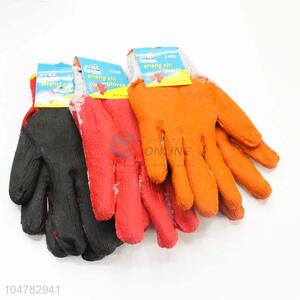 Three Color Nylon Working Gloves Protective Gloves Safety Gloves