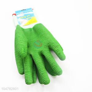 Green Color Comfortable Nylon Work Safety Gloves,Electrician Safety Gloves