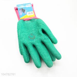 Green Color Wear-Resisting Nylon Welding Work Labor Gloves