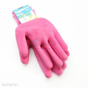 Pink Color Labor Protect Nylon Safety Gloves Anti-cutting Work Gloves