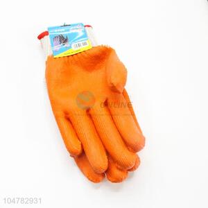 Orange Color Nylon Working Gloves Safety Gloves Protective Gloves