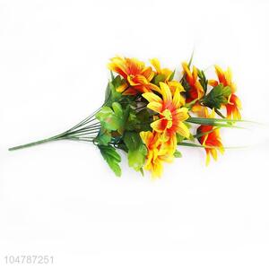 Low Price Yellow Color A Bunch of Artificial Flower Real Touch Fake Flower