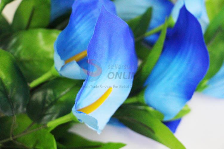 Mini Blue Flower Artificial Cloth Flowers Party Wedding Decoration