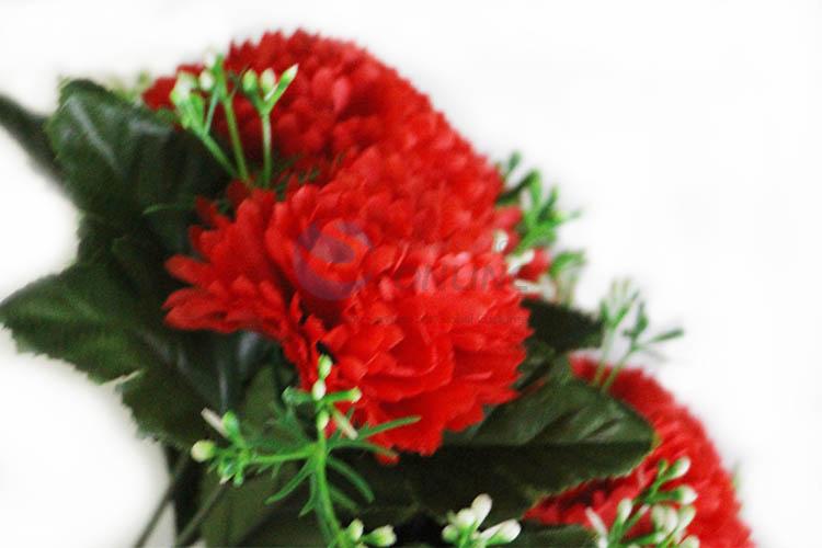 Red Rose Beautiful Artificial Flower Fake Carnation