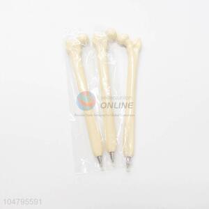 New products bone shape plastic ball-point pen