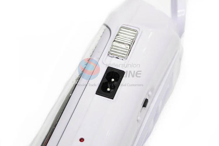 Creative Design White Color Flashlight with Battery+Dual Charger