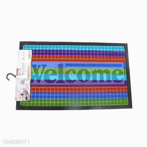 Top Selling rectangular colorful velvet door mat