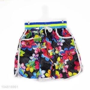 Fashion Style Floral Printed Beach Short Pants