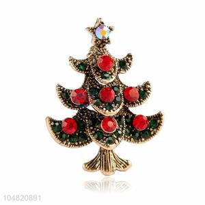 Premium quality Christams tree shape alloy brooch