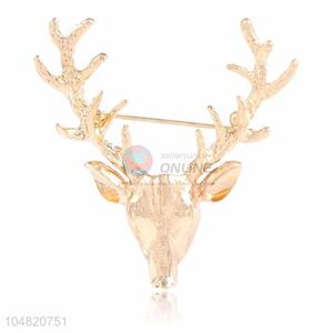 Most popular cheap deer shape alloy brooch
