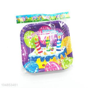 Factory wholesale paper birthday plate