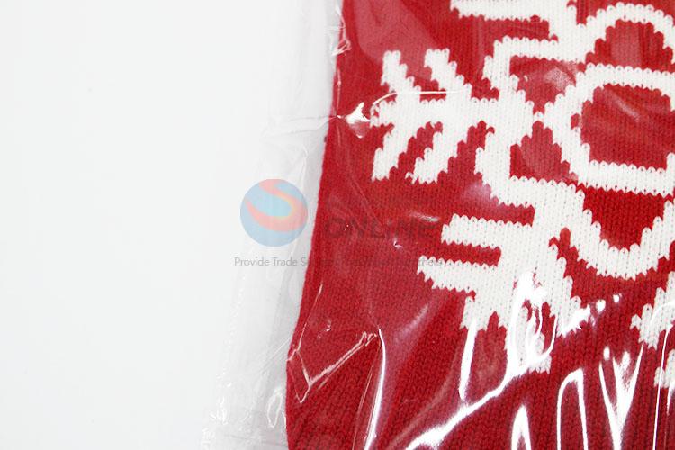 Fashion Red Color Weave Hot Water Bag Cover