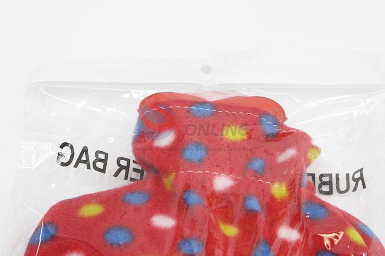 Dot Pattern Soft Plush Hot Water Bag Cover for Wholesale