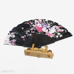 Summer Portable Beautiful Flower Pattern Folding Hand Fan