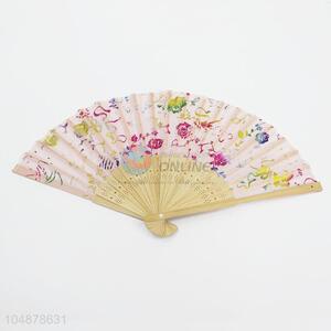 Portable Folding Bamboo Hand Fan for Wholesale