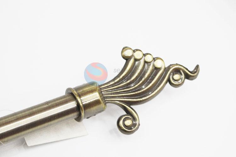 Wholesale Modern Design Electroplating Iron Retractable Curtain Rod