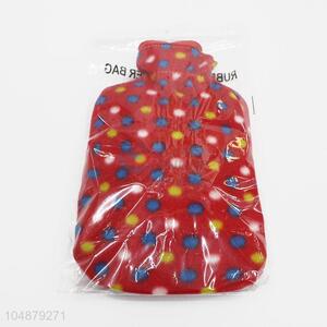 Dot Pattern Soft Plush Hot Water Bag Cover for Wholesale