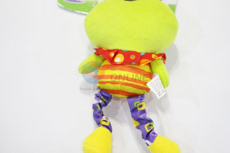 High sales frog shape plush waggle toy