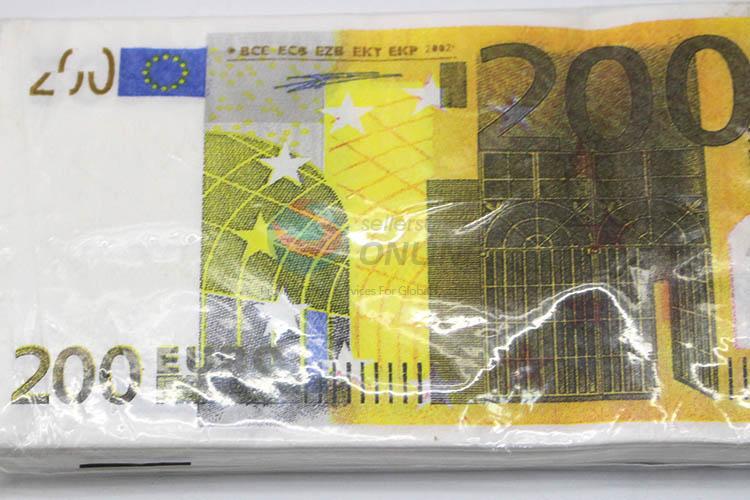 10pcs/Set Euro Printed Paper Napkins Set