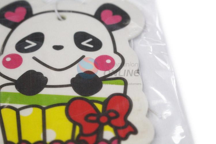 Resonable price hanging car air freshener panda shape