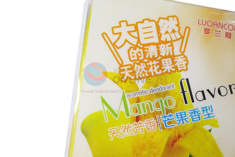 Customized wholesale car air freshener mango flavor