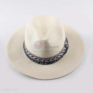 Low price straw hat panama summer beach hat for women