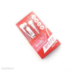 Promotional Item Earphone with Mic and Anti-tangle Flat Cable