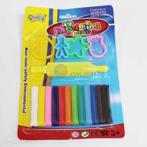 Diy super plasticine slime play dough color clay with mould