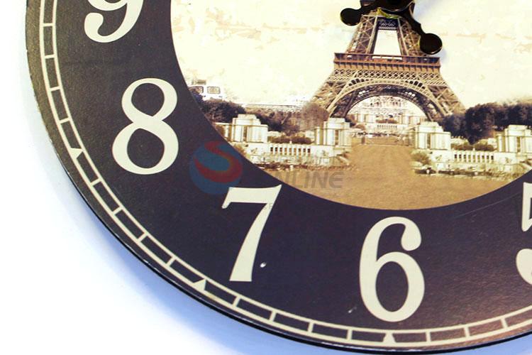 Competitive price round printed wall clock for home decor