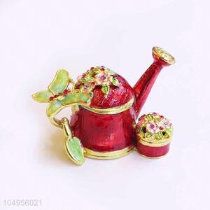 Fashion Design Watering Can Trinket Box For Jewelry