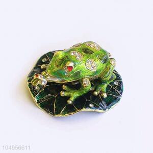 Suitable Price Frog Shape Innovative Cartoon Jewelry Box